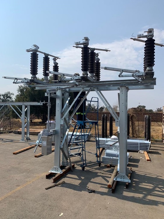 Prepare 63KV Line Isolators for Installation